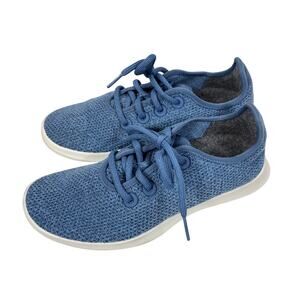 Allbirds Tree Runners Women’s Size 8 Blue Sneakers Low Top Walking Shoes